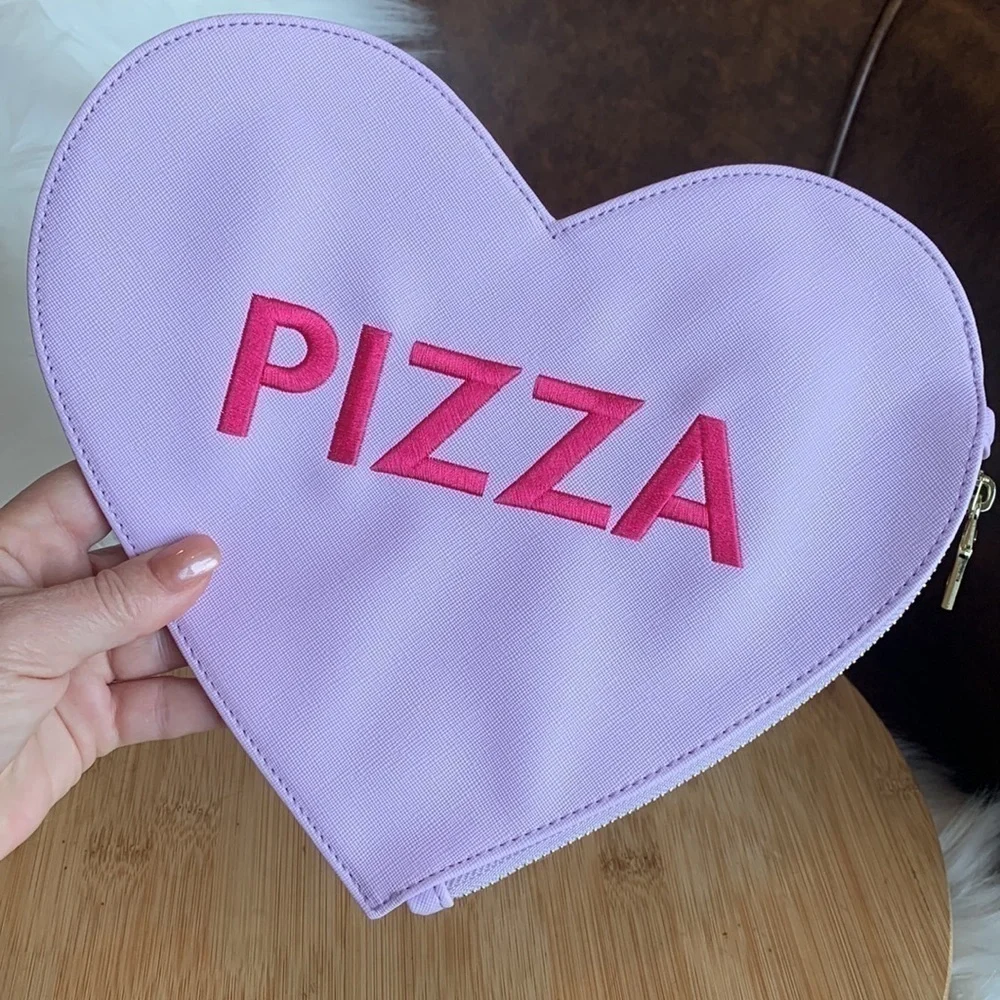 Studio DIY | Can’t Clutch This Heart Candy Pizza No Keychain Clutch NWOT